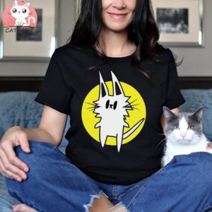 Dazzling Teleportation Cat Statement T shirt