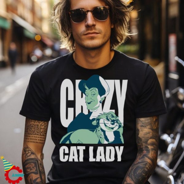 Disney Cinderella Lady Tremaine Lucifer Crazy Cat Lady Shirt