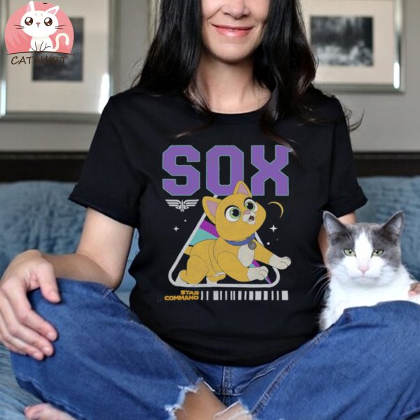 Disney Pixar Lightyear Sox Star Command Cat Poster Shirt