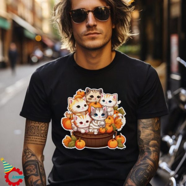 Halloween Cute Cat T shirt