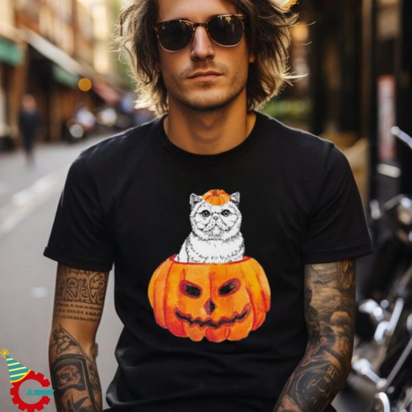 Exotic Shorthair Cat Pumpkin Cat Shirt