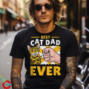 Fist Bumping Cat Dad Shirt