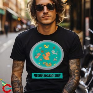 Funny Cats Ideas Meowcrobiology For Cat Lovers Shirt