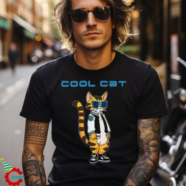 Funny Cool Cat Quality material T shirt