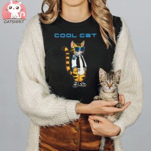 Funny Cool Cat Quality material T shirt