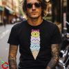 Funny Cute Cat Ice Cream Short Tee Shirt