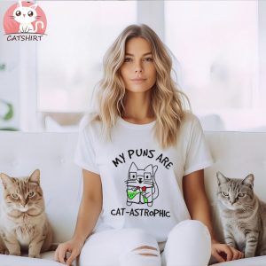 Funny Puns Cat as trophic Cat Shirts