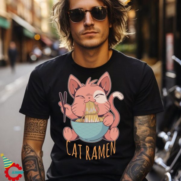 Funny Ramen Cat Shirt