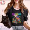 Funny Sugar Skull Calavera Cat Dia De Muertos Halloween Day Shirt