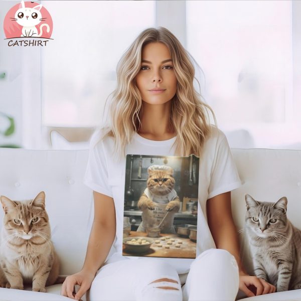 Funny cat shirt kitty biscuit t shirt