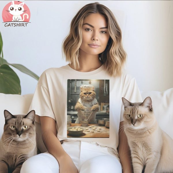 Funny cat shirt kitty biscuit t shirt