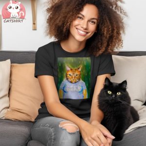 Geek Cat Women's V Neck T Shirt