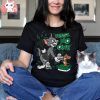 Green Trust No One Cat And Mouse Shirt