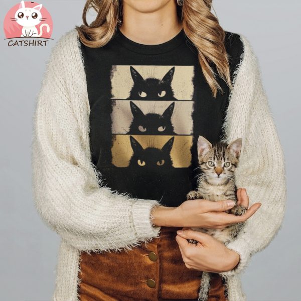 Grumpy Black Kitten Shirt