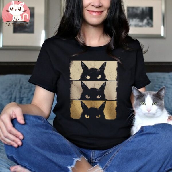 Grumpy Black Kitten Shirt