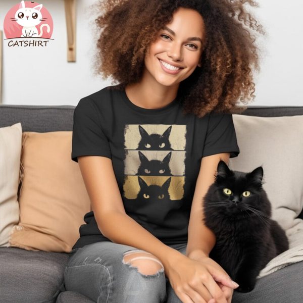 Grumpy Black Kitten Shirt