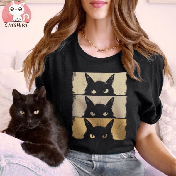 Grumpy Black Kitten Shirt