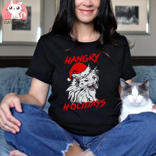 HANGRY HOLIDAYS THURSTON’S CAT CHRISTMAS SHIRT