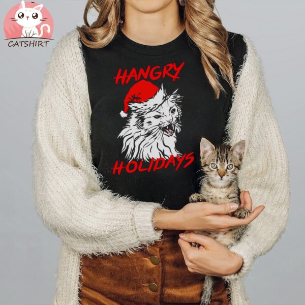 HANGRY HOLIDAYS THURSTON’S CAT CHRISTMAS SHIRT