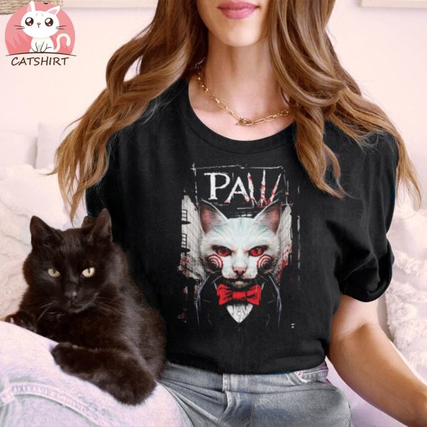 HORROR PAW MEN'S BLACK T SHIRT