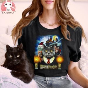 Hairy Pawter – Harry Potter Cats – The Mountain – Adult Unisex T Shirt