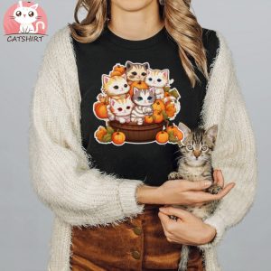 Halloween Cute Cat T shirt