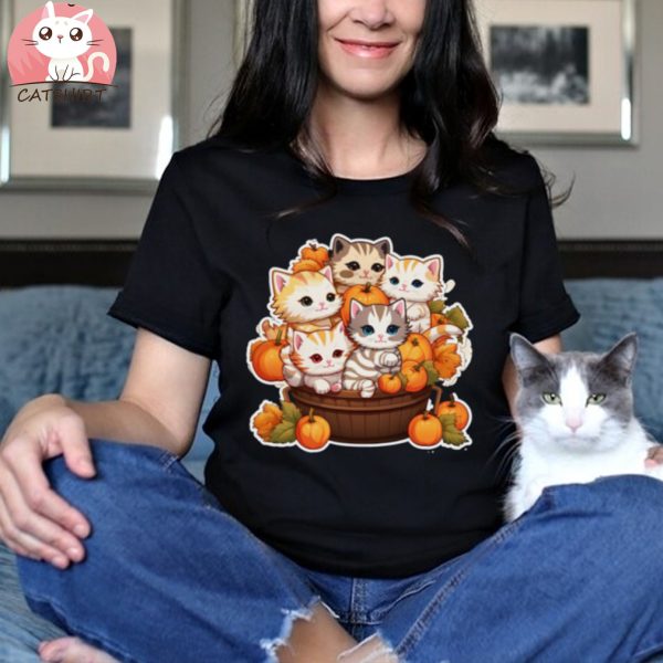 Halloween Cute Cat T shirt