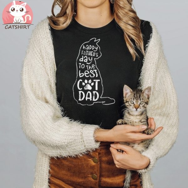 Happy Father’s Day To The Best Cat Dad SVG, Father’s Day SVG, Cat Dad SVG graphic t shirt