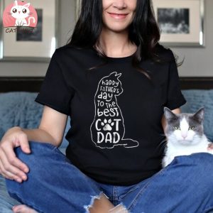 Happy Father’s Day To The Best Cat Dad SVG, Father’s Day SVG, Cat Dad SVG graphic t shirt