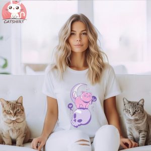 Harajuku Cat Pastel Goth Shirt