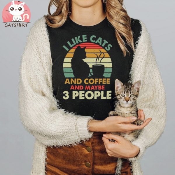 I Like Cats And Coffee Sweatshirt Gifts For Cat Owners Funny Cat Shirts Coffee Lover Shirt Cat Mom Sweatshirt Coffee Shirt