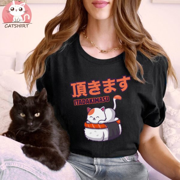 Itadakimasu Sushi Cats Shirt