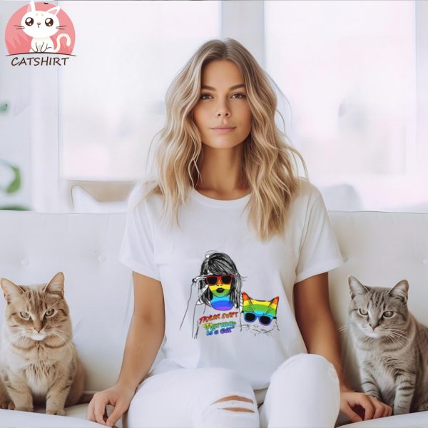 Karma Is A Cat Rainbow Vintage T shirt