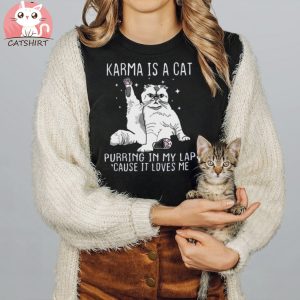 Karma is a Cat Sweatshirt