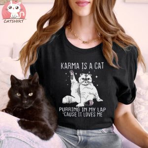 Karma is a Cat Sweatshirt