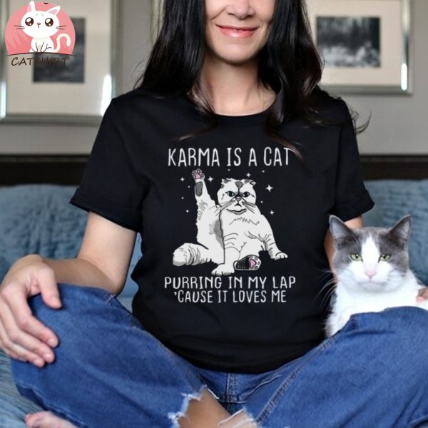 Karma is a Cat Sweatshirt