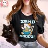 Kawaii Anime Send Noods Ramen Noodle Cat Shirt