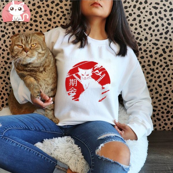 Kawaii Cat Japanese Anime Gifts For Cat Dad Men Women Kids Shirt