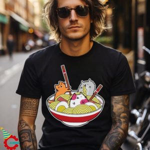 Kawaii Cat Ramen Tshirt