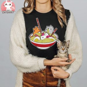 Kawaii Cat Ramen Tshirt