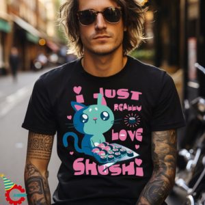 Kawaii Cat Sushi Quote T Shirt