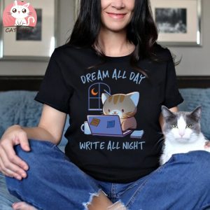 Kawaii Cat for Writers T shirt