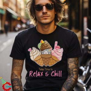 Kawaii Ice Cream Cat T Shirt