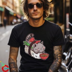 Kawaii Miso Soup Sushi Cat Shirt