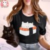 Kawaii Sushi Cat T Shirts