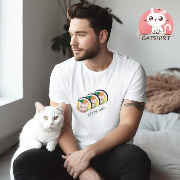 Kimbap Cat T shirt Gimbap Kitty Tshirt