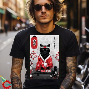 Kimono Sushi The Cats Shirt