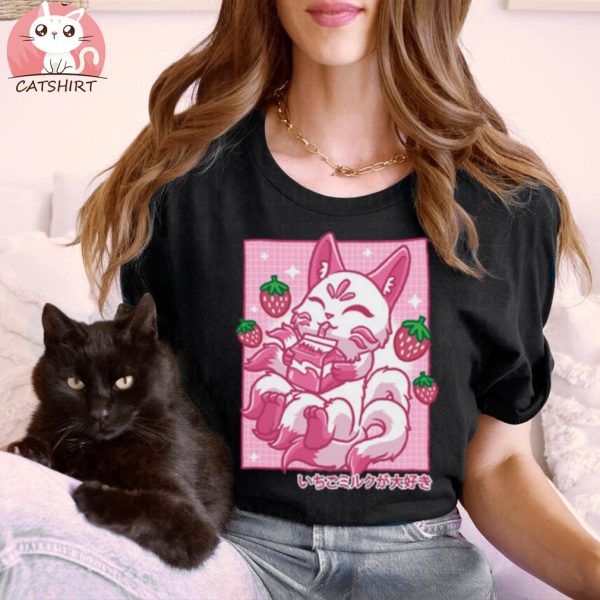 Kitsune Japonais Anime Renard Kawaii Shirt