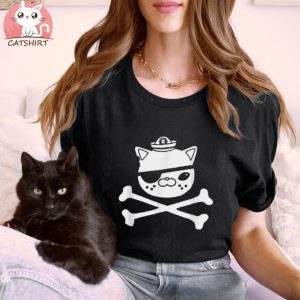 Kwazii Cute Funny Pirate Cat Shirt