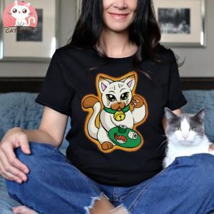 Lucky Sushi Cat T Shirt